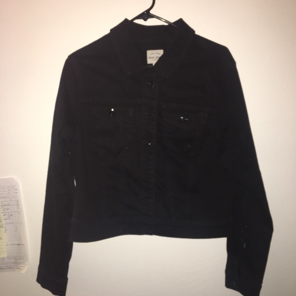 Black Jean Jacket